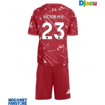 Liverpool Victor Munoz #23 Domaci Dres za djecu 2026-27 Kratak Rukav (+ Kratke hlače)